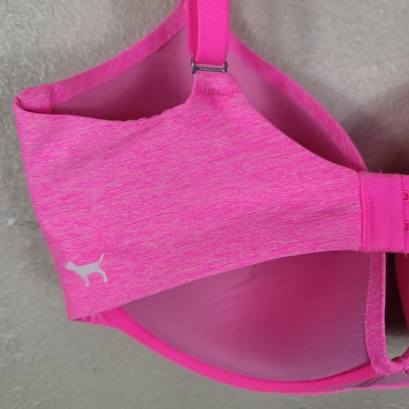 Victoria Secret Pink Bra push up Sz 32 DD - Picture 3 of 5